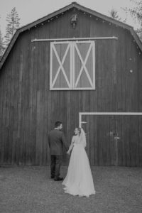 Barn Up The Hill Wedding